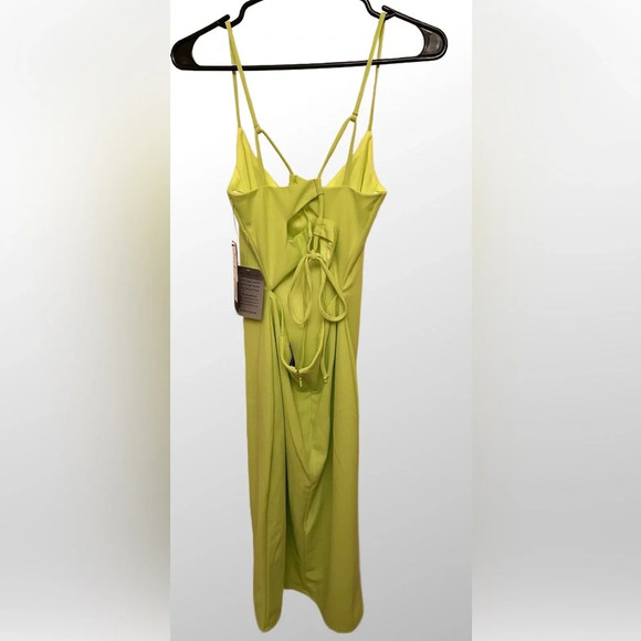 bebe Crepe Midi Dress NWT  Size M - Picture 5 of 9